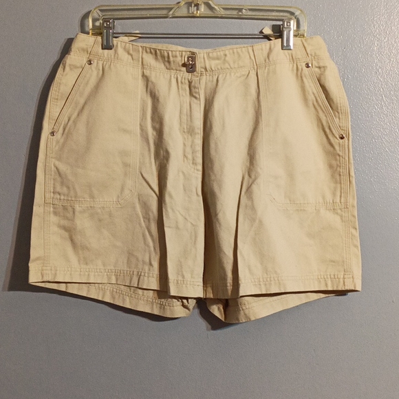 J. KHAKI women's tan size 14 shorts - Picture 8 of 17